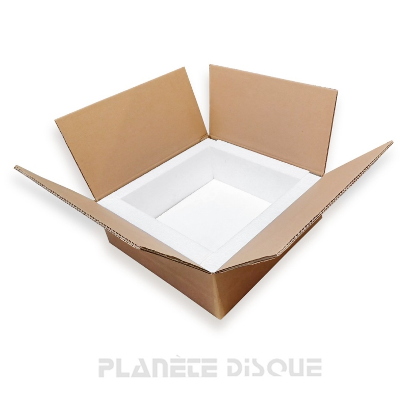 Heavy Duty Double Wall Corrugated Cardboard Box With Polystyrene Walls