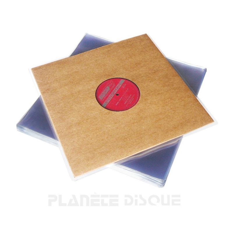 50x Refermables Transparentes Pochettes Vinyle 33 Tours, Clarity pour  Double 1-2 Disque Vinyles LP