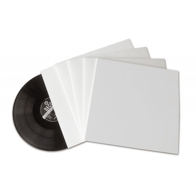 Ræv pakke salon 25 LP platenhoezen wit karton zonder venster