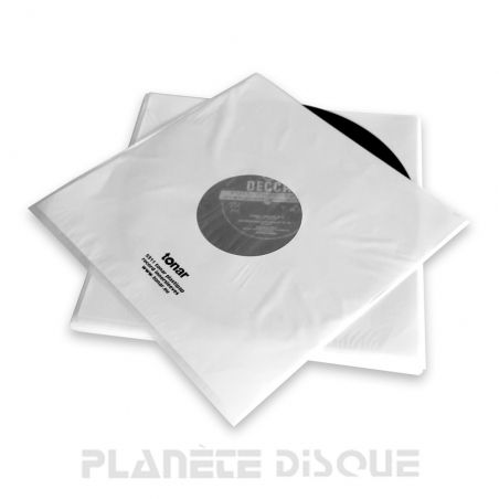 Anti-Static Plastic Inner Sleeves for Vinyl Records 12 inch LP (50 pieces)  