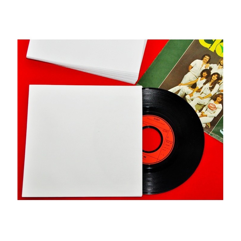 100 Paper Inner Sleeves without center holes for 7 Inch Single