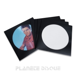 25 Pochettes carton picture vinyle 33T noires