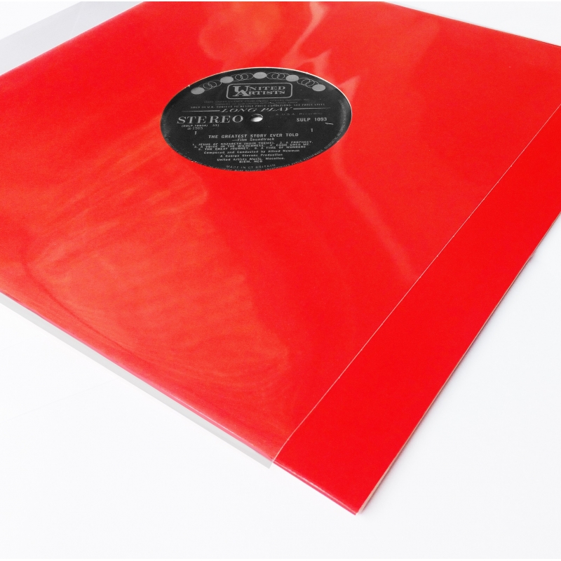 verlichten album Plantage 50 LP plastic platen hoezen vinyl glashelder 0,09 mm