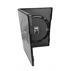 10 estuches negros para DVD
