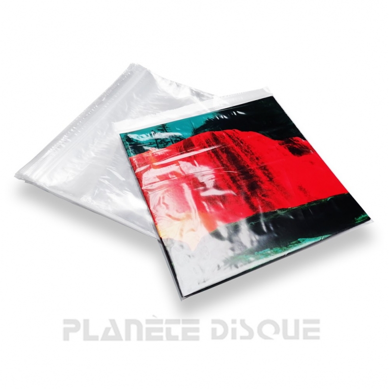 pochettes plastiques de protection vinyle 33t refermables
