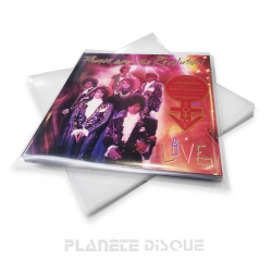 50 LP plastic platen hoezen...