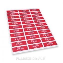 NE PAS PLIER 33 etiketten...