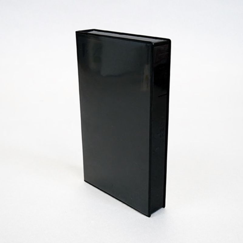 Vhs Polycase Box VHS Tape Case black with hubs