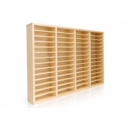 Music cassette wooden shelf...