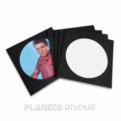 25 Black Record Jackets...
