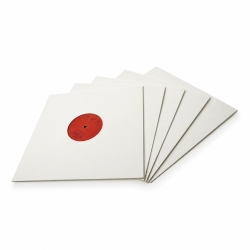 25 Raw White Record Jackets...