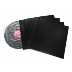 25 Black Record Jackets...