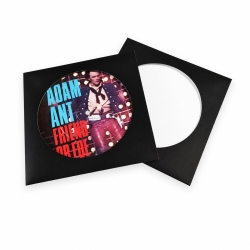 10 Black Record Jackets...